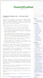 Mobile Screenshot of pasientilfredshet.no